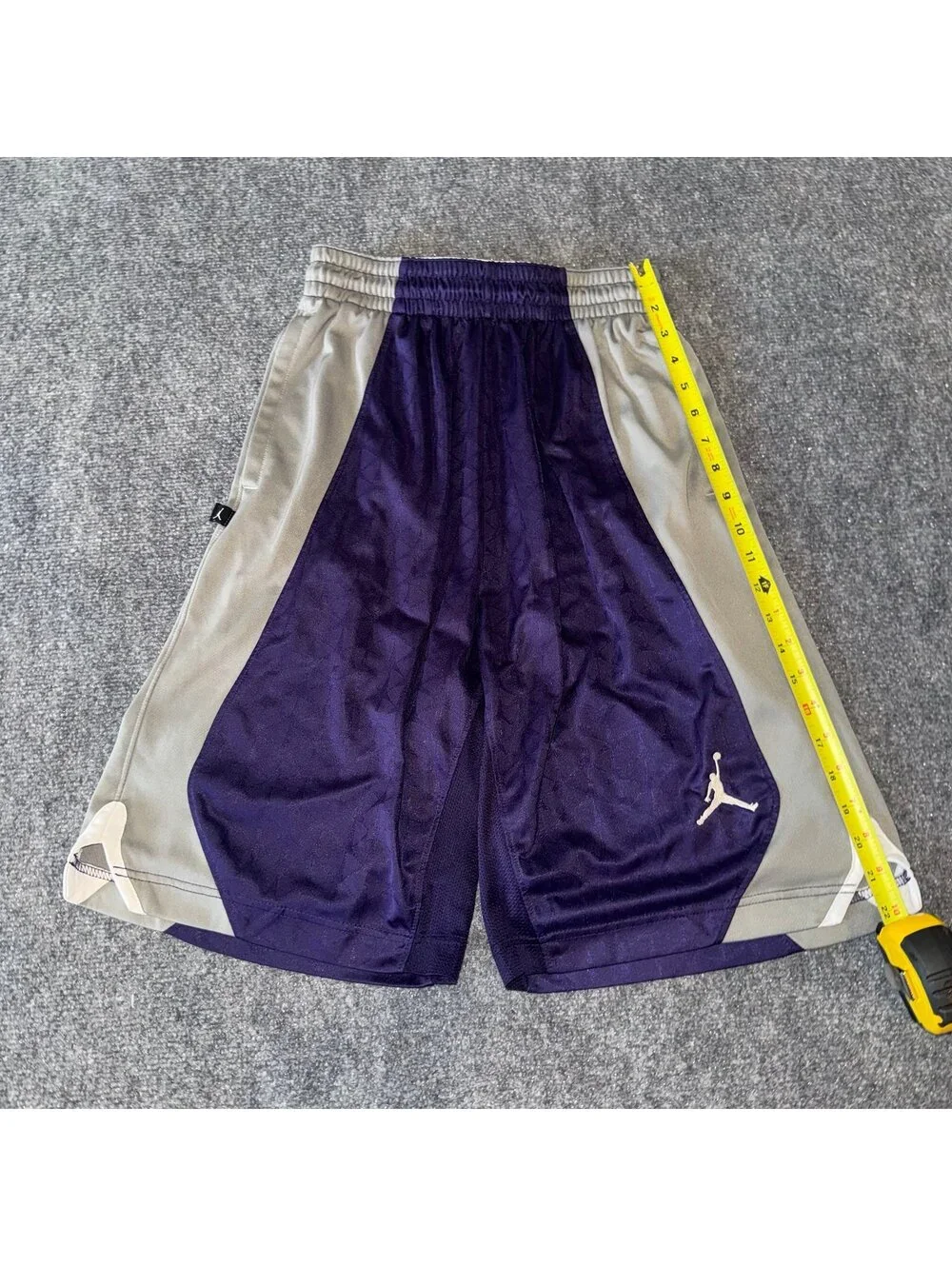 Nike Air Jordan Grail Purple Baggy Hoop Shorts Mens MD Vtg y2k 90s Rare